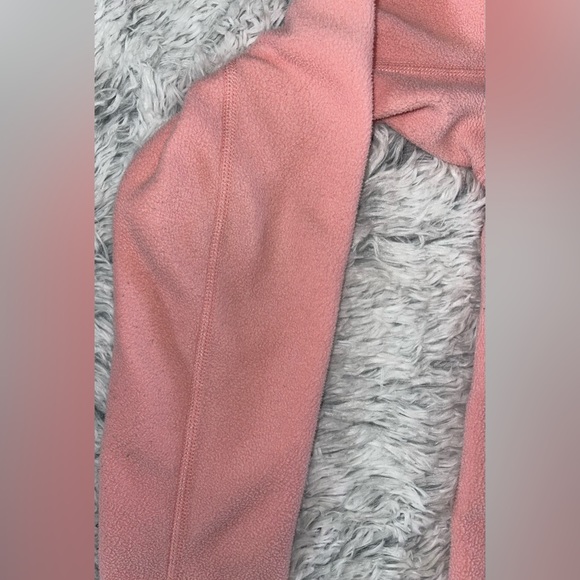 North Face || women’s 1/4 zip up Baby Pink Fleece Pullover size Small - Picture 5 of 8